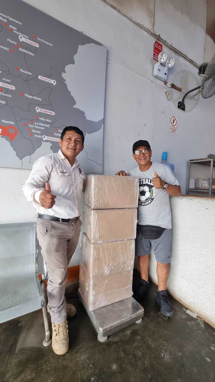 Entrega de pasta de cacao a nuestro cliente